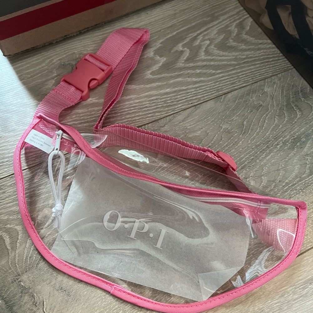 OPI clear Fanny pack